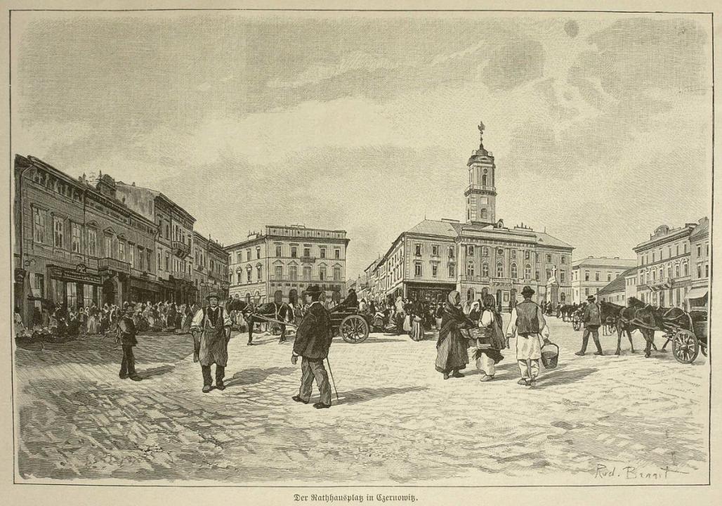 Rathaus um 1899